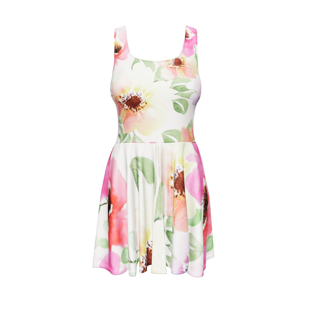 Frozen Fred Floral Skater Dress