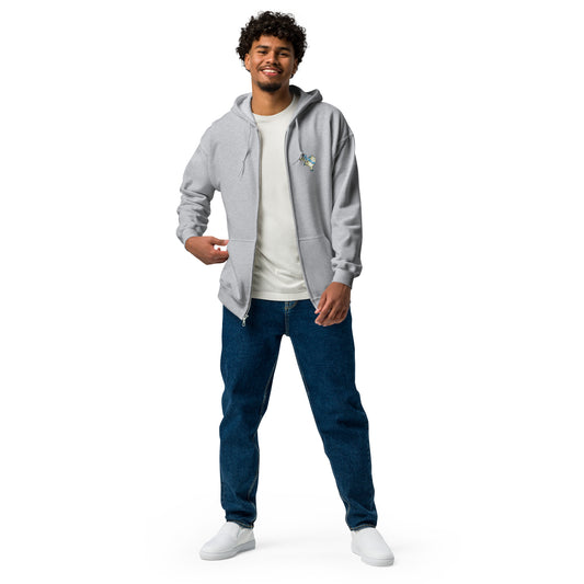 Frozen Fred Unisex Heavy Blend Zip Hoodie