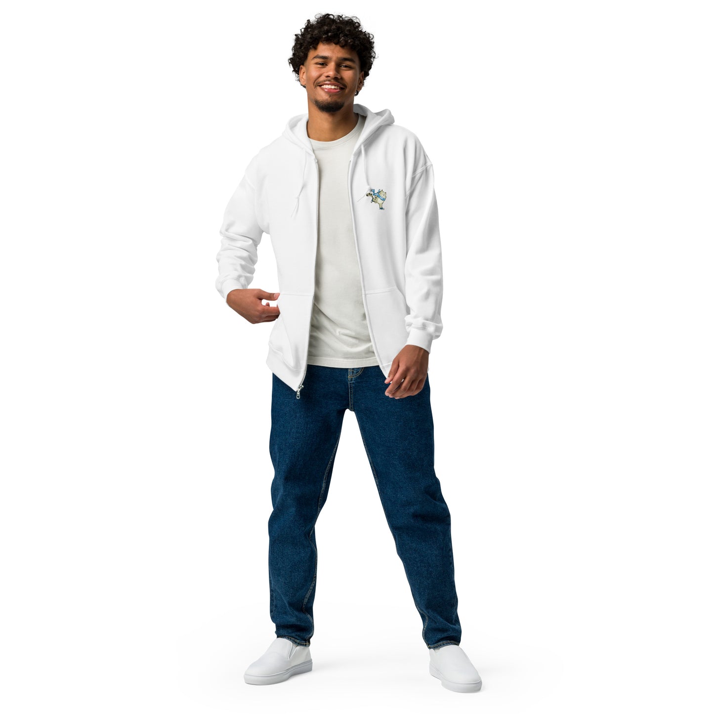 Frozen Fred Unisex Heavy Blend Zip Hoodie